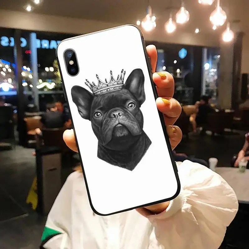 

Pug French Bulldog animal Phone Case for iPhone 11 12 pro XS MAX 8 7 6 6S Plus X 5S SE 2020 XR