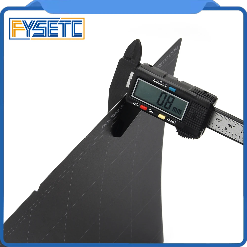 5 шт. Prusa i3 MK3 MK52 лист Тепловая кровать платформа 3D принтер Buildplate черный стикер для