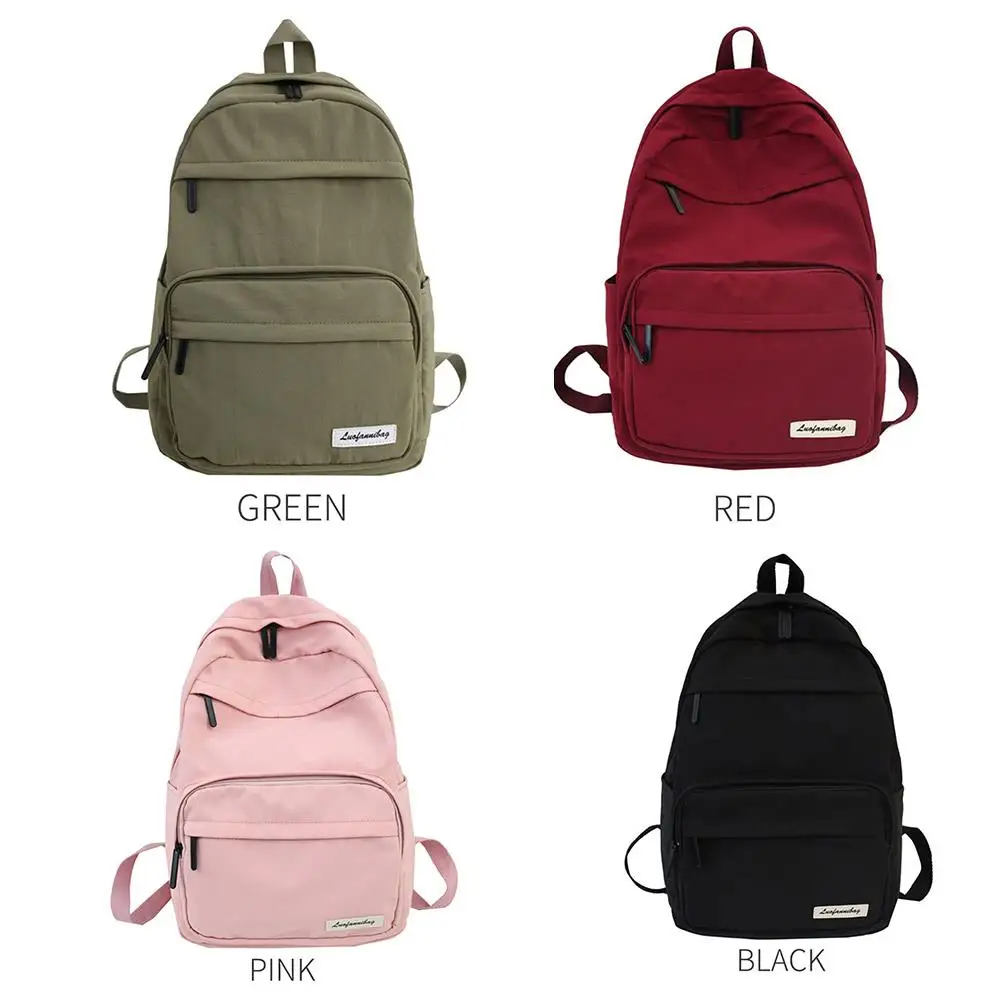 

Large Capacity Travel Backpacks Shoulder Bags Nylon for Girls Rucksack Female Prom School Backpack FASHION Zipper Multi-Pocket