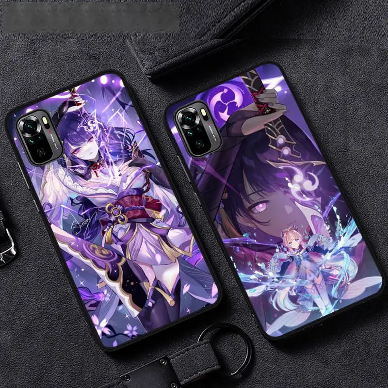 

Genshin Impact Raiden Shogun Phone Case For Huawei P40 P20 P30 Mate 40 20 10 Lite Pro Nova 5t P Smart 2019