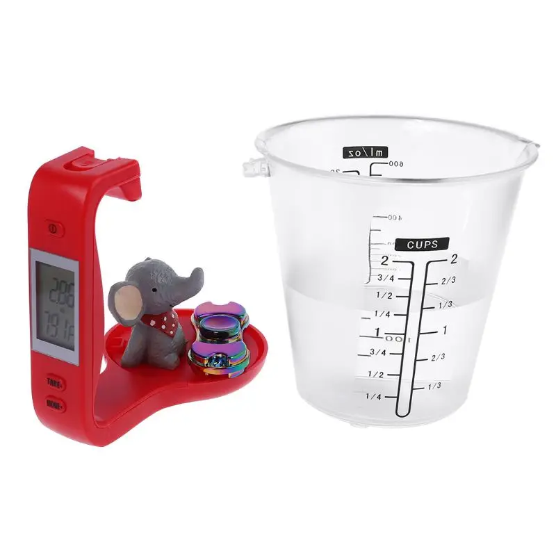 2020 новые цифровые весы с измерительным чашкой термометр кухонные температурный