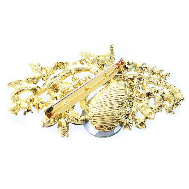 Броши для женщин Кристалл Большая Брошь Стразы свадебные аксессуары букеты