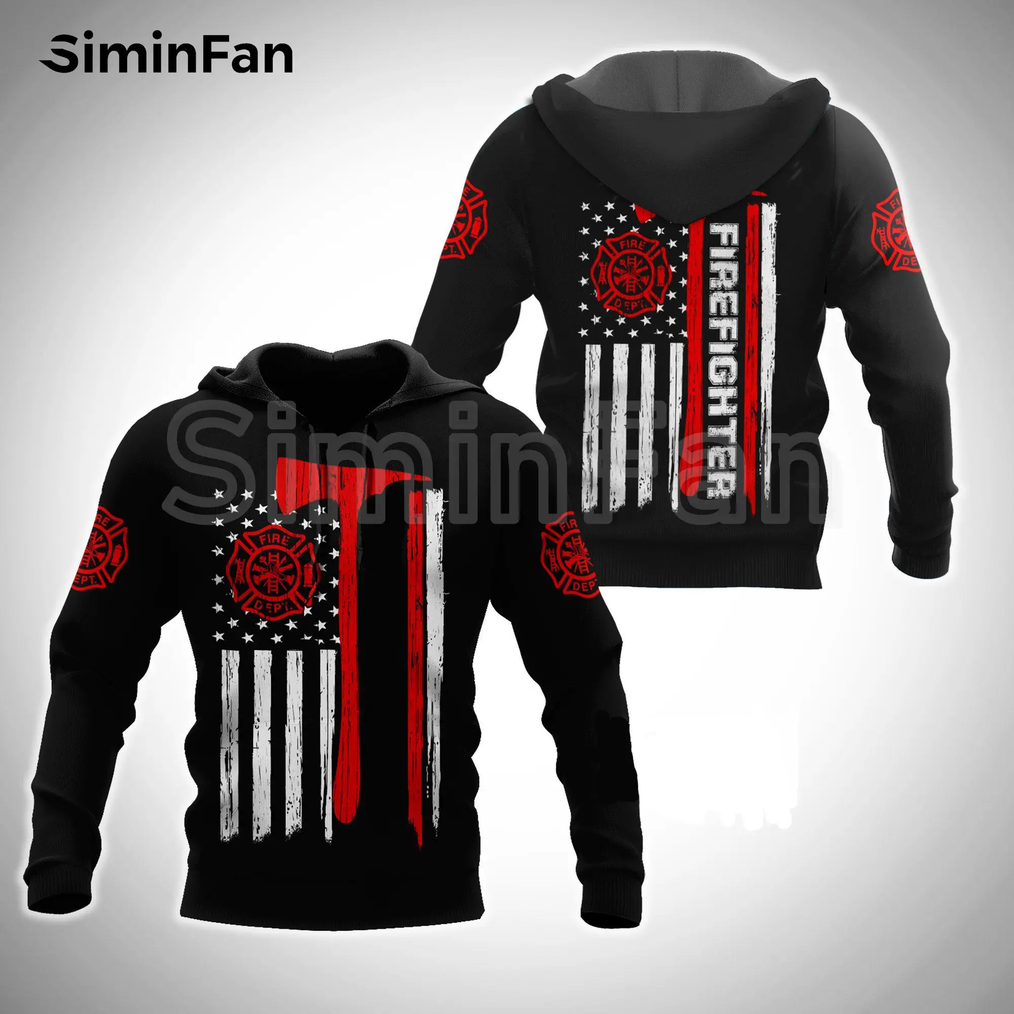 

Firefighter Fireman Camo Mens 3D Print Hoodies Unisex Casual Sweatshirt Harajuku Pullover Women Tracksuit Coat Hip-Hop Jacket 19