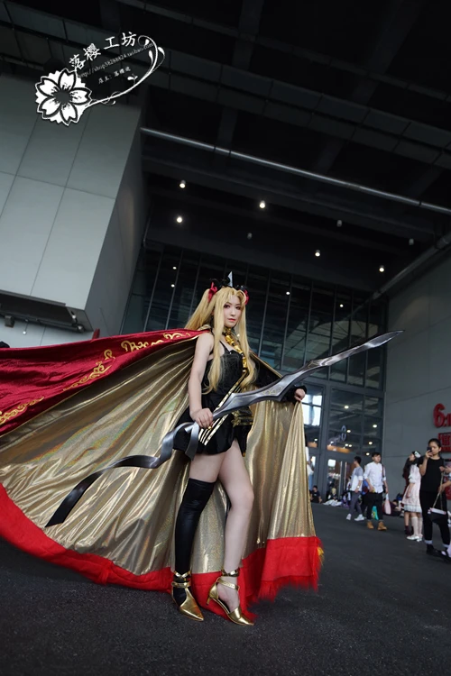Anim Fate Grand Order FGO Ereshkigal Роскошная накидка платье униформа Косплей Костюм Хэллоуин