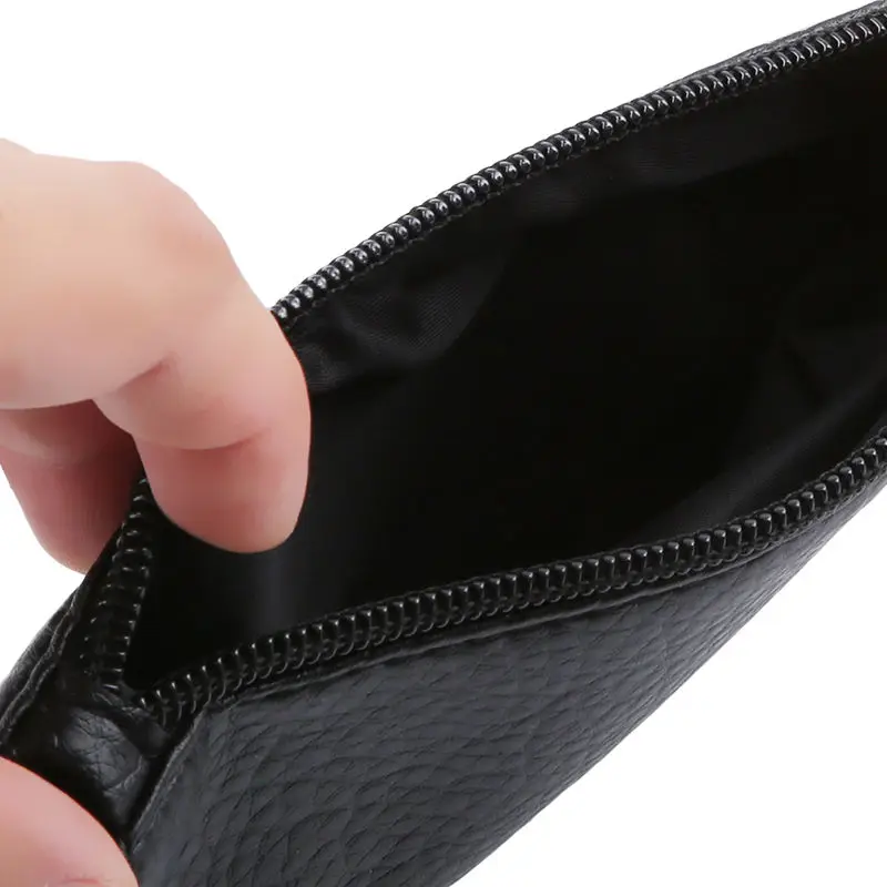 Простые мужские и женские кошельки сумка из искусственной кожи клатч на молнии