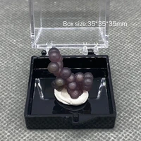natural grape agate mineral specimen stones and crystals healing crystals quartz gemstones free shippingbox size 353535mm