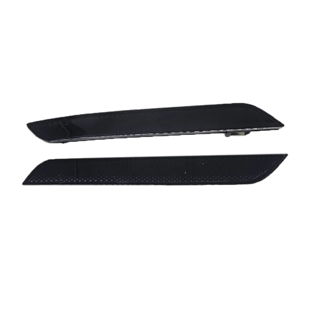 

Replacement Side logo reflector Smoked Black Front Bumper Parts Useful