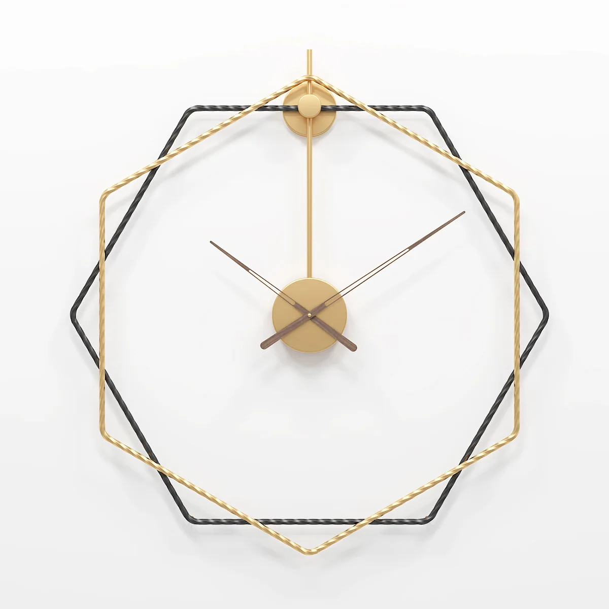 60 см декорация настенные часы металлические большие короткие в европейском