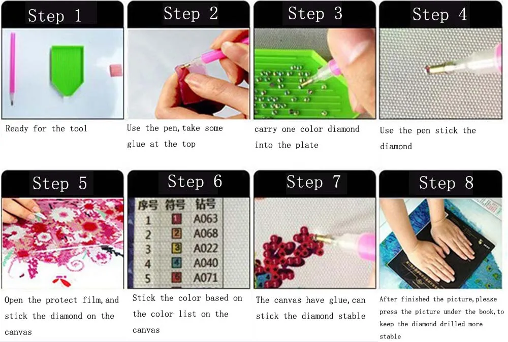 

5D Diy round diamond painting kit animal pattern cross stitch landscape mosaic diamond embroidery home decoration new year gift