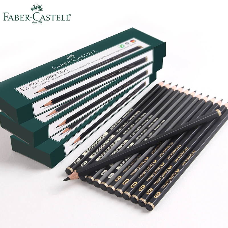 

Faber-Castell Premium Sketch Drawing Pencil HB 2B 4B 6B 8B 10B 12B 14B Non-toxic Soft Standard Pencils Supplies