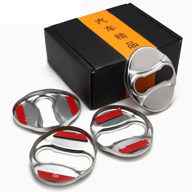 

4pcs/set of Car Door Lock Cover for Kia SPORTAGE 2010-2016 Stainless Steel Room Car Door Lock Cover Inner Decoration Accessories