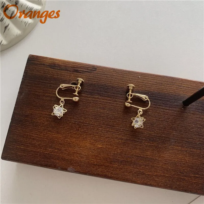 Минималистичные геометрические серьги женские модные простые металлические