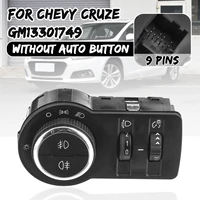 car fog lamp headlight switch button without auto gm13301749 for chevrolet for chevy cruze j300 station wagon j308 1 4 1 6 1 8