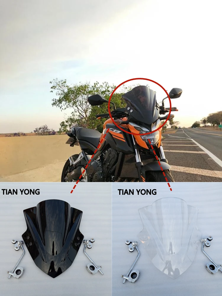 

Motorcycle Windscreens durable With stand brand new Deflector Protector Bubble Windscreen For Aprilia Shiver 750/SL750 2008-2009