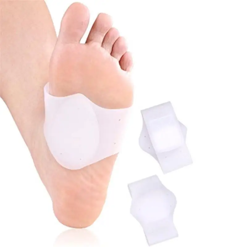 

1 Pair Arch Support Shoe Pad Soft Silicone Gel Insoles Heel Wrap Shoepad Orthopedic Lightweight Brace Shoe Inserts Pad Reusable