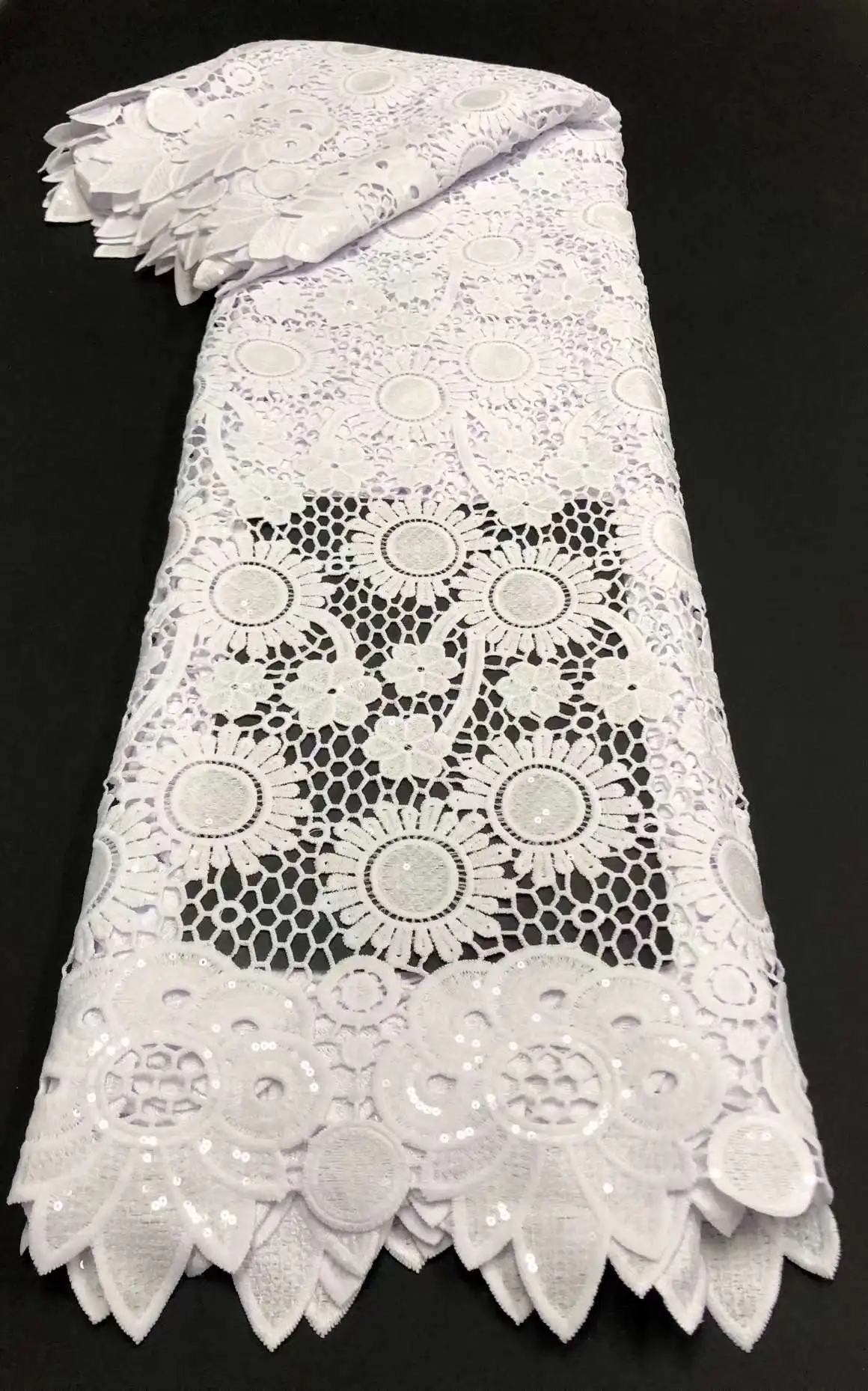 

Top quality African net lace fabric,good looking embroidered milk silk lace fabric,French lace for party dress! RFG1-26