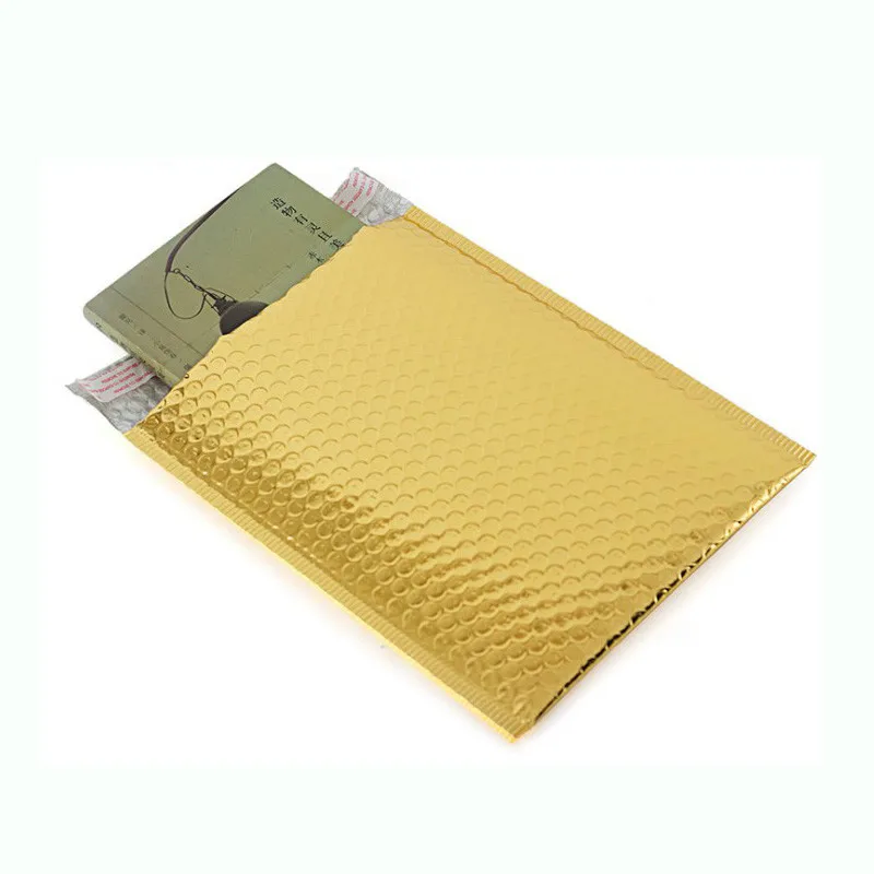 Packaging Shipping Bubble Mailers gold paper Padded Envelopes Bag Mailing Envelope Gift Wrapping Storage 50pc 15*13cm |