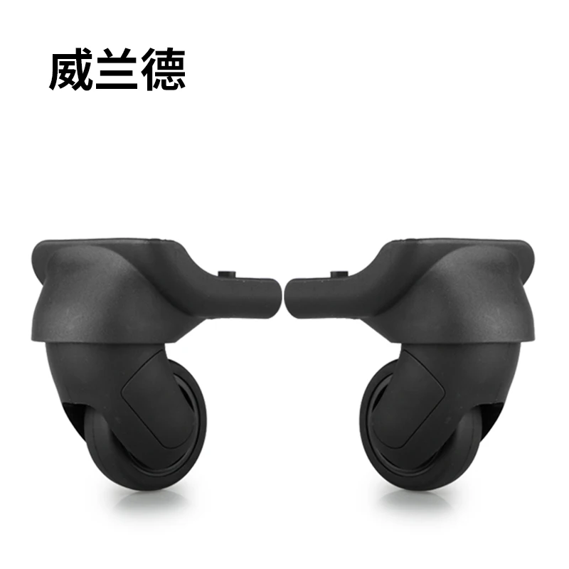 

Mute Black Colored Wheels Luggage Wheel Replacement Repair Wheels Universal Casters Wheel Travel Trolley Case Caster Accessories