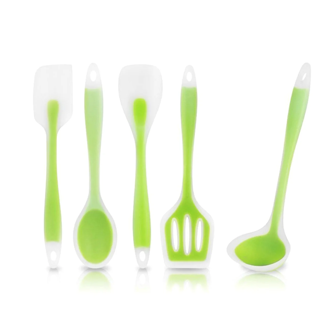 

Silicone Kitchen Utensils Set Non stick Kitchenware Cooking Tools rice soup Spoon Spatula Ladle scraper Tools Gadget Accessories