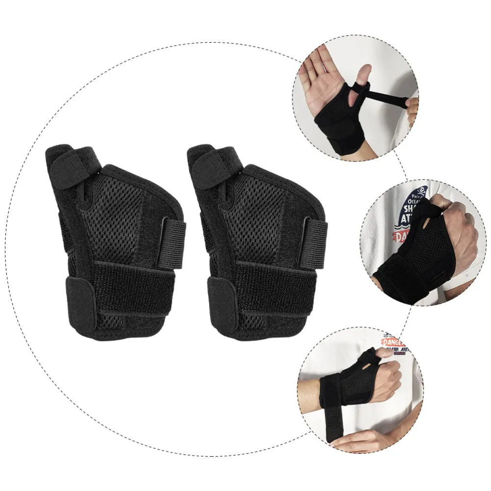 

2 Pcs Thumb Spica Splint Wrist Stabilizer Support Brace for Arthritis Sprains