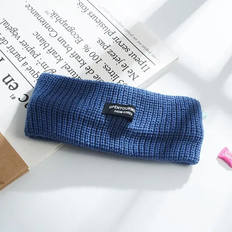 

Women Knitting Woolen Warm Headbands Hair Holder Elastic Hairbands Turban Headwraps Fashion Hair Accessories