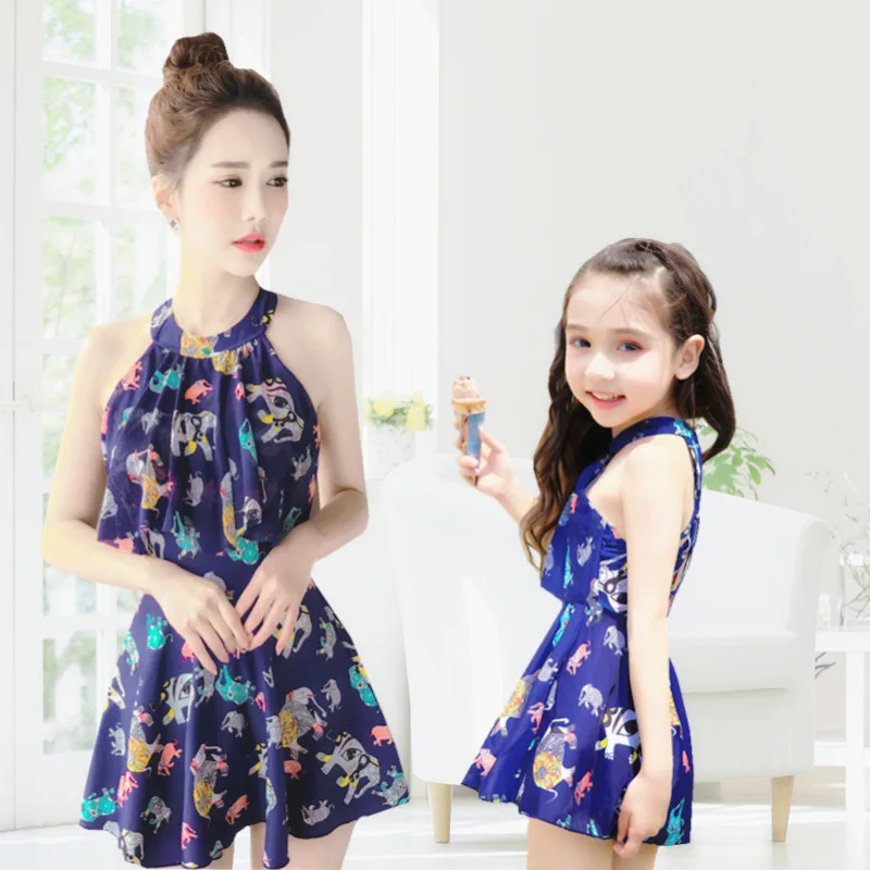 Комплект из 2 предметов купальный костюм с юбкой для родителей и детей мамы дочки