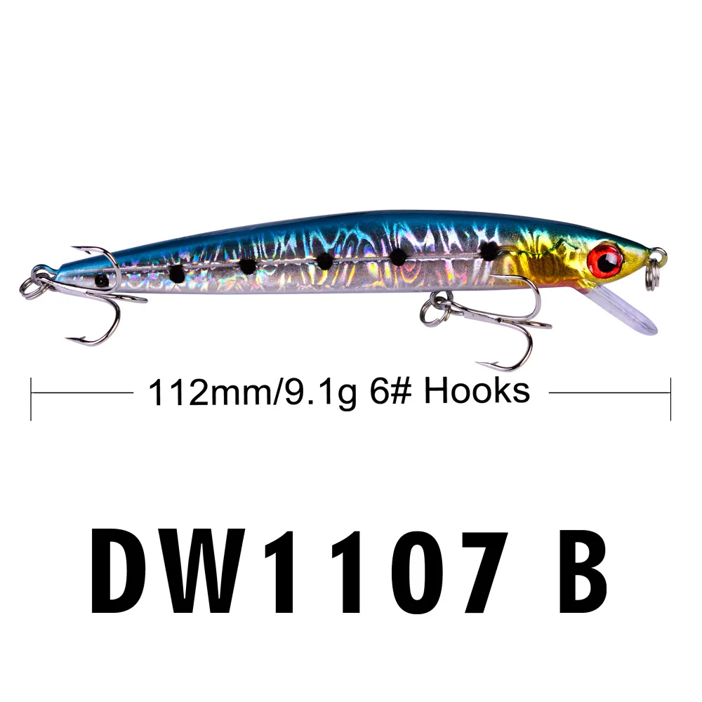 112 мм 9 1 г приманки для рыбной ловли искусственная металлическая жесткая приманка