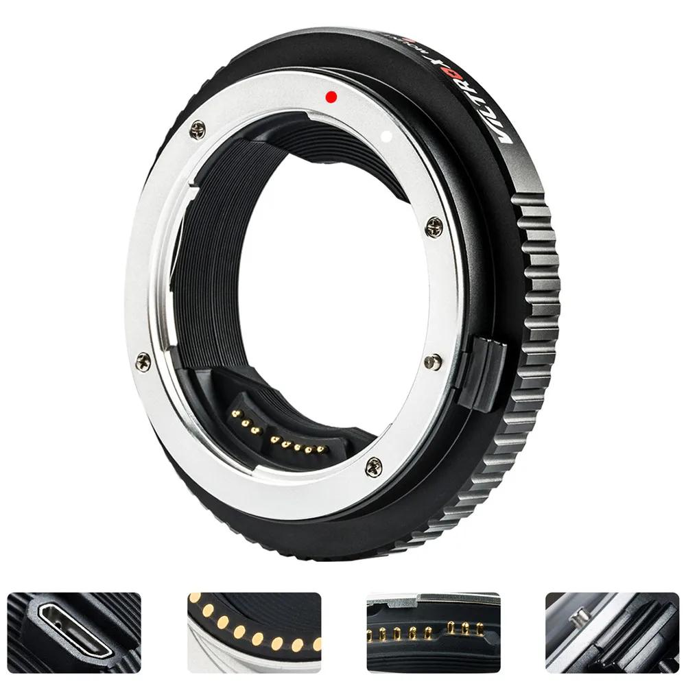 Адаптер Viltrox для крепления объектива Canon EF с автофокусом идеально