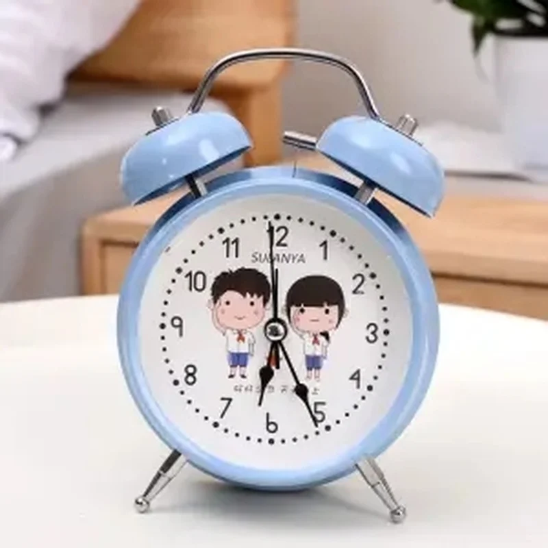 Будильник немой прикроватный простой креативный студенческий мультяшный
