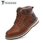 Ботинки мужские teherad, из натуральной кожи, зимние, водонепроницаемые, 2021