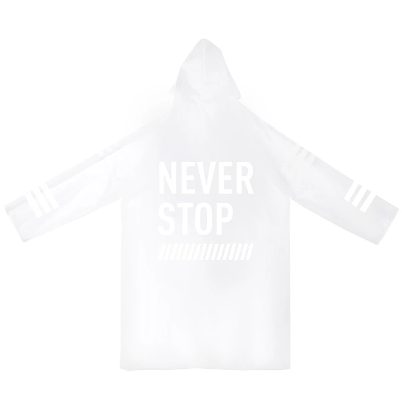 white never EVA женский плащ, дождевик, Мужская дождевик, непромокаемый, Капа de Chuva Chubasquero, пончо, Япония, водонепроницаемый, дождевик, накидка с капюшоном - Цвет: white never