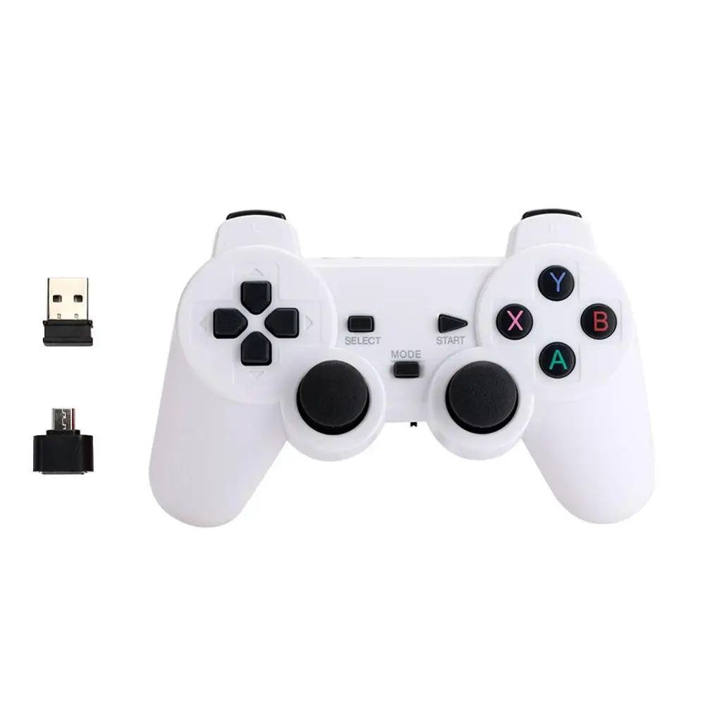 normal white Cewaal хит 2,4G беспроводной геймпад пк для PS3 tv Box джойстик 2,4G джойстик игровой контроллер пульт дистанционного управления для Xiaomi Android - Цвет: normal white