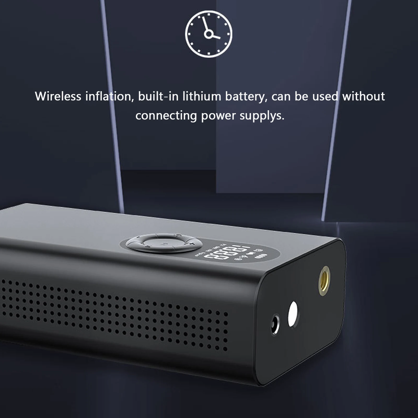 

Wireless Bike Electric Inflator Bicycle Cycle Air Pressure Pump Rechargeable Cordless Tire Pump MTB Road Bike Car Air Inflator