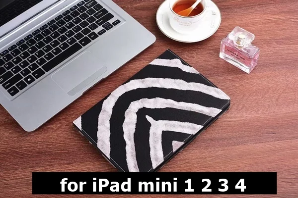 mini 1234-C Чехол для Apple iPad mini 5 чехол Смарт Флип кожаный Леопард Стенд мягкий чехол для iPad mini 1 2 3 4 Чехол 7,9 дюймов kimTHmall - Цвет: mini 1234-C