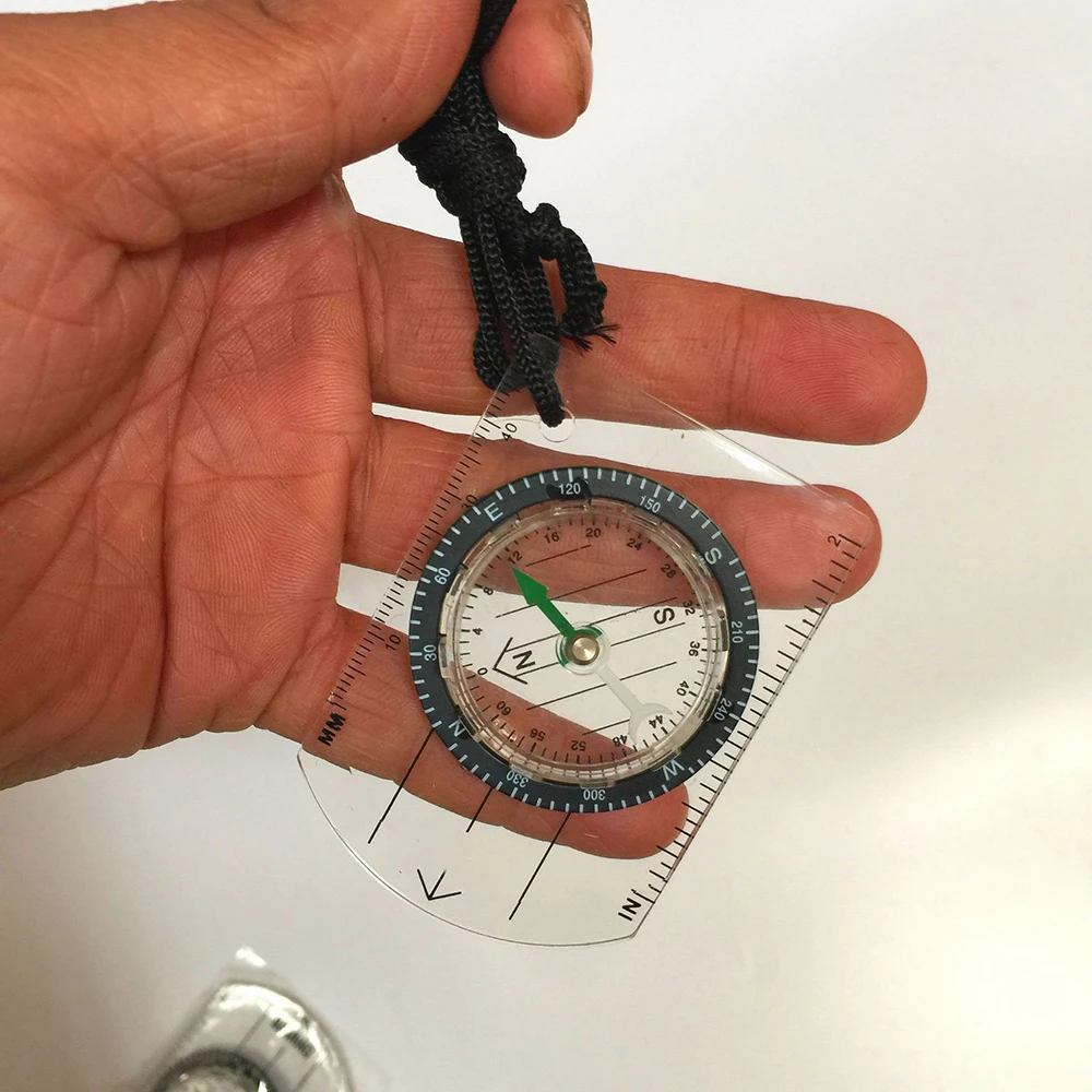 Noctilcent компас Высокое качество Профессиональная прочная линейка портативная