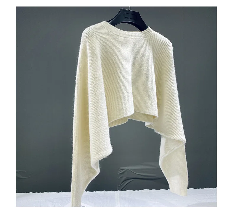 

Women off-shoulder Ladies Long sleeve sweater set luxury warm loose comfortable suits T254