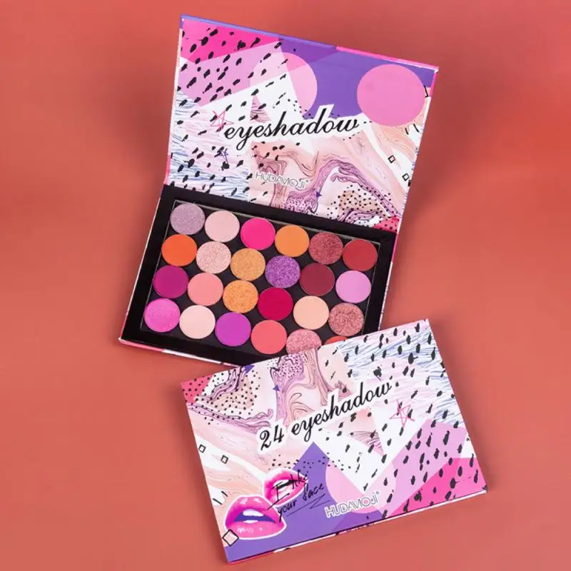 Палитра теней Yeshadow TSLM2 24 цвета блестящие матовые флуоресцентные пигменты земли