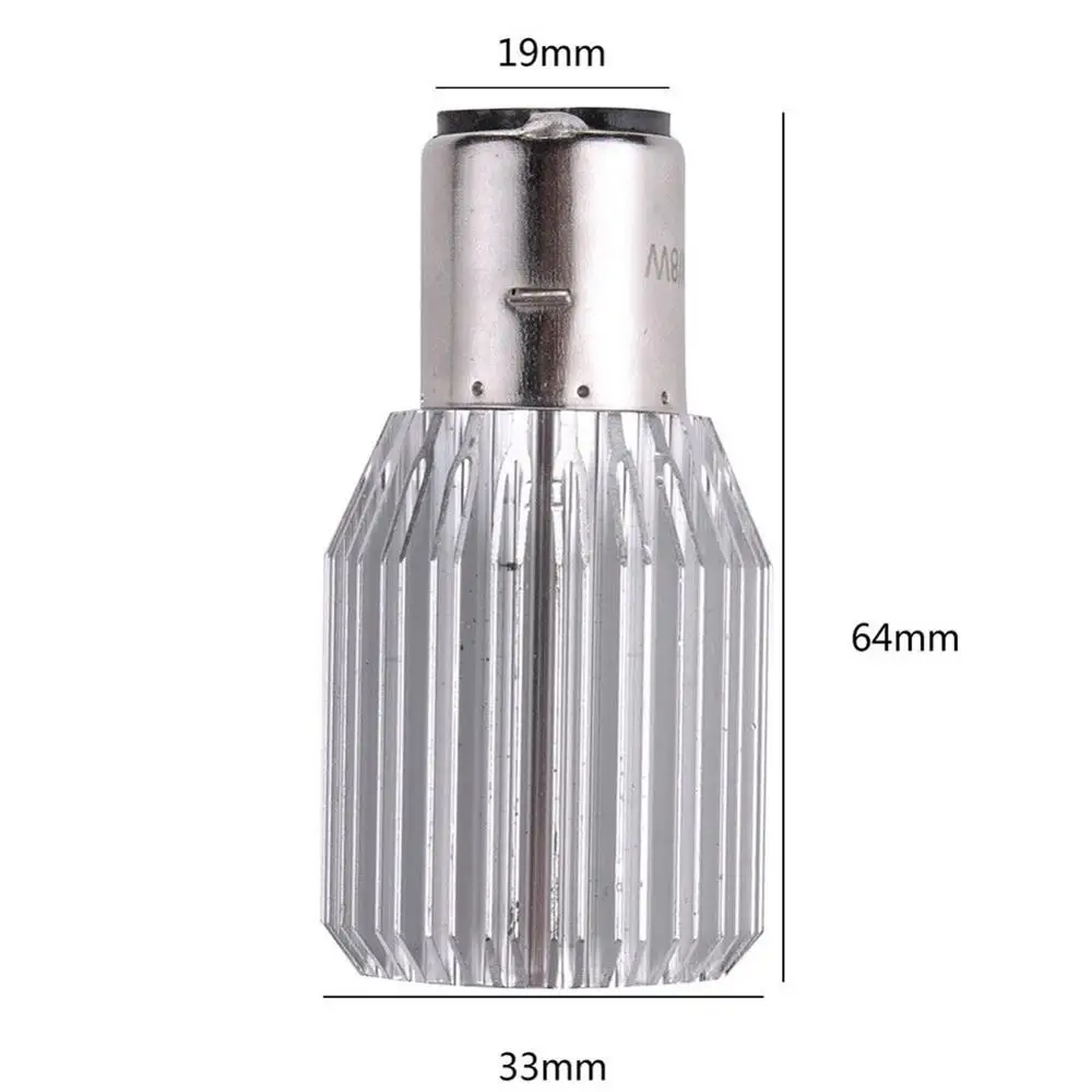 

Led Motorcycle Headlight Scooter Bulb H6 Ba20d 6000k 2500LM 12W Light ATV Moto Motorbike Accessories Fog Lamp