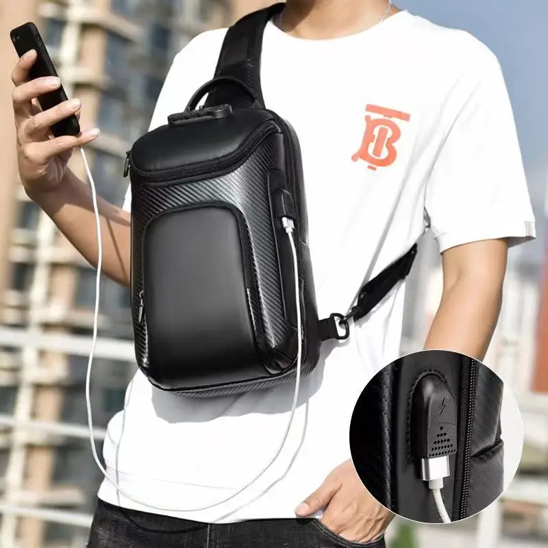 

Fashion Men Waterproof Shoulder Bag Fashion Casual Chest Bags Large-capacity Handbags for Women 2021 Designer Oxford LOCK