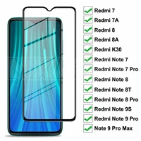 Full Protective Glass For Xiaomi Redmi K30 Tempered Screen Protector Redmi Note Pro Max Glass Film Case