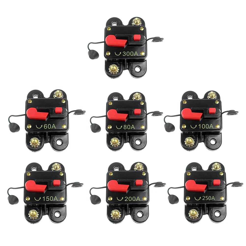 

Автомобильный звуковой усилитель, сбрасываемый автоматический выключатель с ручным сбросом, установка заподлицо для автомобильного усили...