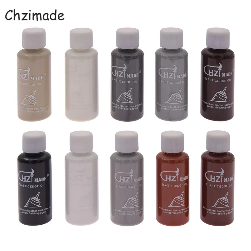 Chzimade 10 шт./лот 30 мл Краска для краев кожи краситель маслом основные