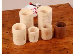 Бамбуковая чашка натуральная для вина не горячая бамбуковые изделия Экологичная