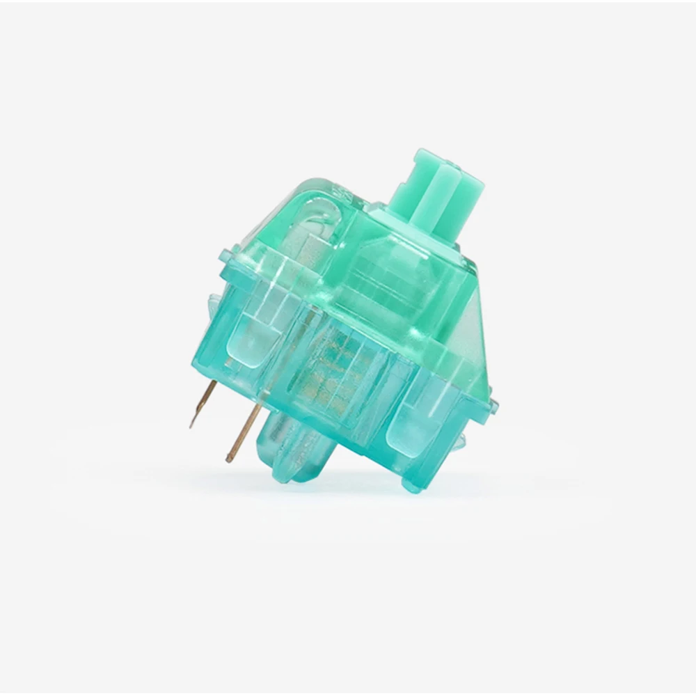 Переключатели Zealpc бирюзовые Tealios, 6,35 г, 65 г, 2 шт.