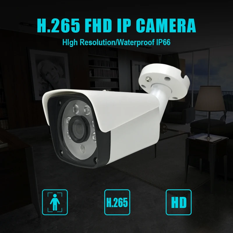 POE 2-мегапиксельная ip-камера наружная поддерживает водонепроницаемую ночную