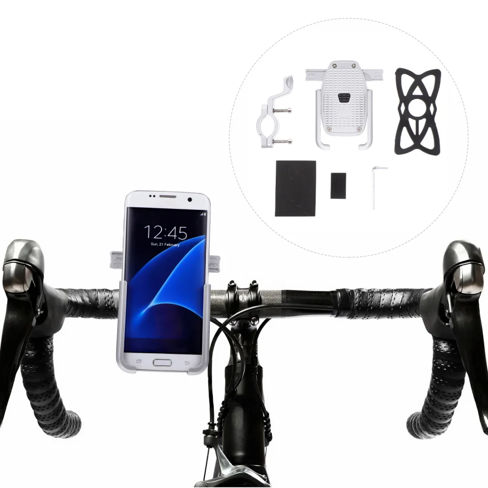 

1pc Bike Phone Mount Anti-Shaking Cellphone Stand Universal Handlebar Holder