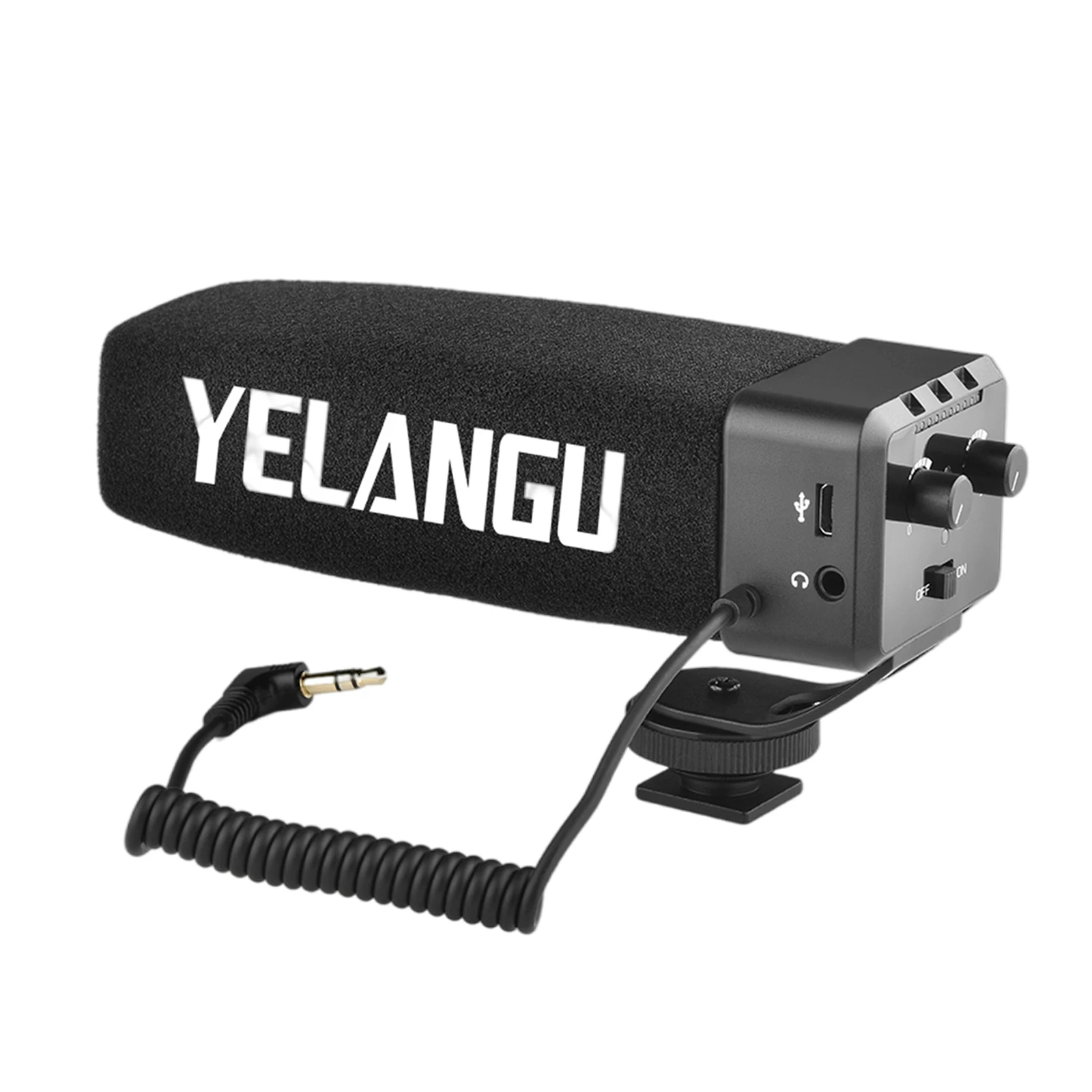 

Camera Microphone Recording Video Mic for Smartphone Camera with 3.5mm Plug