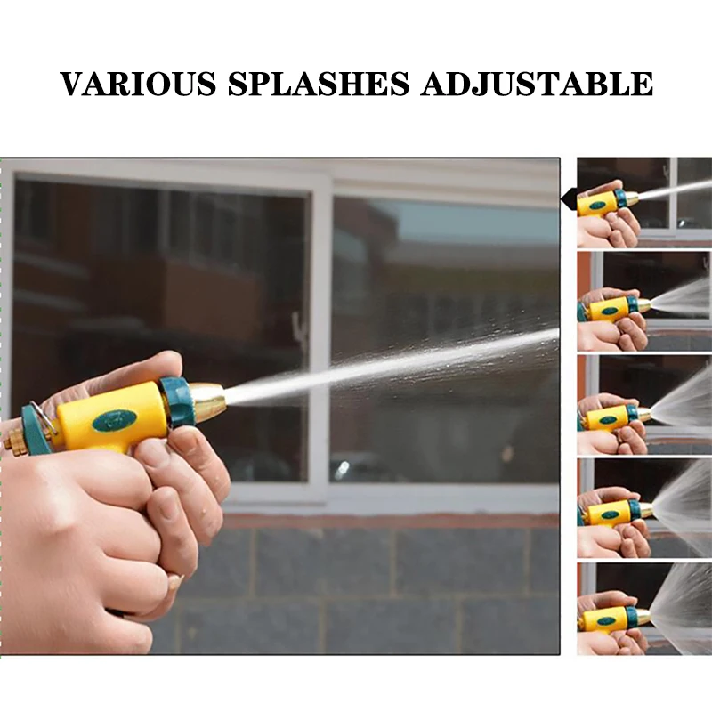 

Adjustable Type Spray Gun Car Water Gun Washing High Pressure Household Water Gun Water Horticultural Cleaning Kit