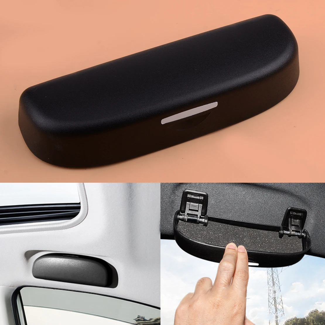 ABS автомобильные солнцезащитные очки держатель для очков чехол хранения коробка