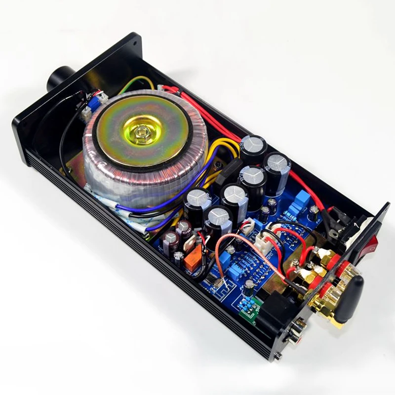 Lm3886 Dual Channel Class Bluetooth 4.2 Audio Stereo High Power Amplifier Hifi 40W+40W Home Aluminum Enclosure | Электроника